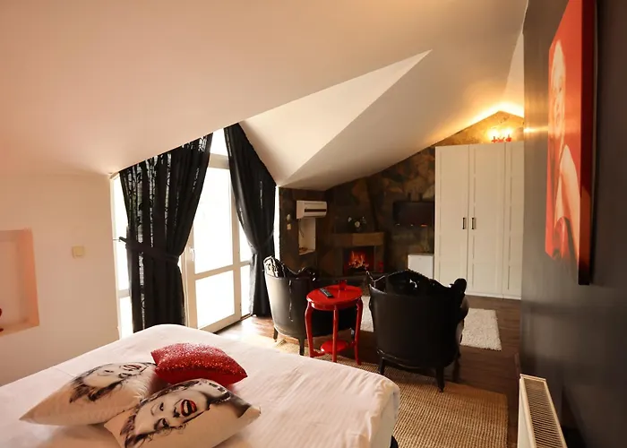 别墅 Villa Sapanca Butik Konukevi-Sari Ev *